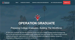 Desktop Screenshot of operationgraduate.com